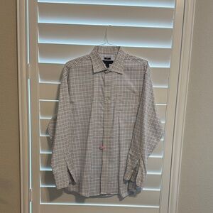 Pronto Uomo Black and White Checkered Casual Shirt